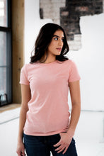 Load image into Gallery viewer, Ladies Eco-Triblend Short Sleeve Tee (Fashion Colors)