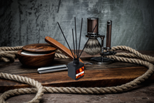 Load image into Gallery viewer, Reed Diffuser | Bold & Masculine | Wood Smoke Obsidian