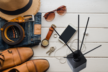 Load image into Gallery viewer, Reed Diffuser | Bold & Masculine | Wood Smoke Obsidian