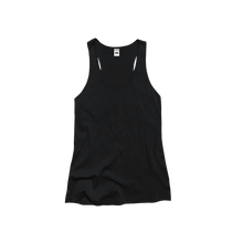 Load image into Gallery viewer, Ladies Premium Cotton Rib Racerback Tank