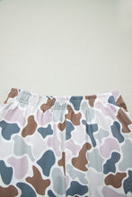 Load image into Gallery viewer, Multicolour Camouflage Printed Cropped Tank Athleisure 2pcs Short Set