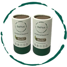 Load image into Gallery viewer, 2-Pack All-Natural, Plastic-Free Deodorants