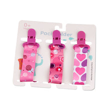 Load image into Gallery viewer, Cartoon Pattern Baby Pacifier Teether Pack of Three