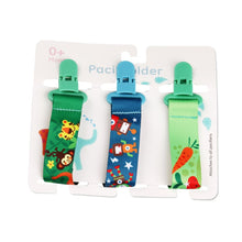 Load image into Gallery viewer, Cartoon Pattern Baby Pacifier Teether Pack of Three