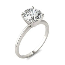 Load image into Gallery viewer, 2 CTW Round Lab Grown Diamond Solitaire Engagement Ring 14K White Gold (G-VS)