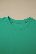 Load image into Gallery viewer, Mist Blue Solid Color Loose Tee Drawstring Shorts 2pcs Outfit