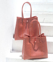 Load image into Gallery viewer, The Toko Recycled Tote Bag, in Red & White