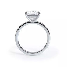 Load image into Gallery viewer, AGI Certified 3 CTW Lab Grown Diamond Solitaire Engagement Ring – G-VS Clarity, 14K White Gold