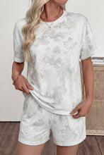 Load image into Gallery viewer, White Woodland Camouflage Casual 2pcs Short Set