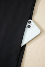 Load image into Gallery viewer, Black Bow Decor Backless Short Sleeve Shift Mini Dress