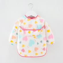 Load image into Gallery viewer, Waterproof Cotton Bib for Kids - Long Sleeve Feeding Apron