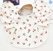 Load image into Gallery viewer, Baby Meal Pocket Waterproof Bib with Angel Wing Design