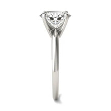 Load image into Gallery viewer, 2.00 CTW AGI Certified Oval Lab Grown Diamond Solitaire Engagement Ring in 14K White Gold (G-VS)