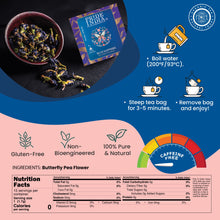 Load image into Gallery viewer, Blue Sapphire - Butterfly Pea Bliss Tea Bags