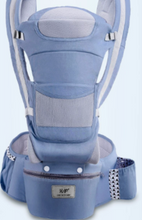 Load image into Gallery viewer, Baby Carrier with Bass Bear Hip Seat for Front Carry