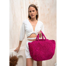 Load image into Gallery viewer, Nico Raffia Tote Bag