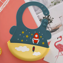 Load image into Gallery viewer, Silicone Baby Feeding Bib