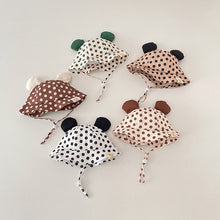 Load image into Gallery viewer, Cute Cartoon Dot Print Baby Bucket Hat for Summer