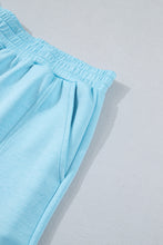 Load image into Gallery viewer, Myosotis Half Zip High Neck Tee Athleisure Short Set