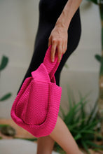 Load image into Gallery viewer, Mackenzie Knit Clutch in Fuchsia