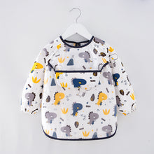 Load image into Gallery viewer, Waterproof Cotton Bib for Kids - Long Sleeve Feeding Apron