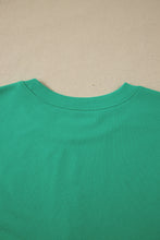 Load image into Gallery viewer, Mist Blue Solid Color Loose Tee Drawstring Shorts 2pcs Outfit