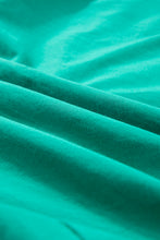 Load image into Gallery viewer, Bright Green Shirred Ruffle Sleeve Button Up Short Dress