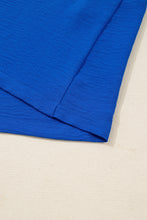Load image into Gallery viewer, Sky Blue Frilled V Neck Bracelet Sleeve Shift Mini Dress