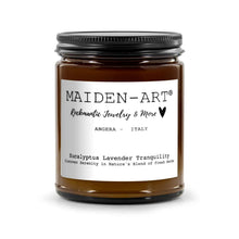 Load image into Gallery viewer, Meditation Candle - Eucalyptus Lavender Tranquility - Candle for Mindfulness & Meditation