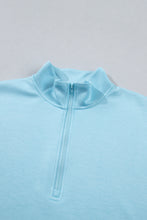 Load image into Gallery viewer, Myosotis Half Zip High Neck Tee Athleisure Short Set