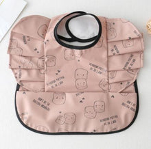 Load image into Gallery viewer, Baby Meal Pocket Waterproof Bib with Angel Wing Design