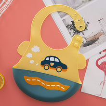 Load image into Gallery viewer, Silicone Baby Feeding Bib