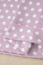 Load image into Gallery viewer, Brown Polka Dot Print Short Set