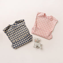 Load image into Gallery viewer, Fashion Plaid Waterproof Cotton Bib for Infants and Kids