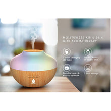 Load image into Gallery viewer, Pursonic Aromatherapy Diffuser & Essential Oil Set-Ultrasonic Top 3 Oils-300ml with 2 Mist Settings 7 Ambient Light Settings