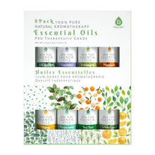 Load image into Gallery viewer, 8 pack of 100% Pure Essential Aromatherapy Oils