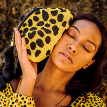 Load image into Gallery viewer, The Arnoldi Venom Clutch Bag In Black & Yellow