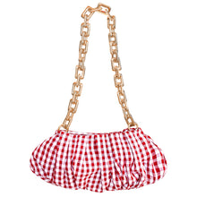 Load image into Gallery viewer, AWAN Ruffle Bag, in Red Gingham