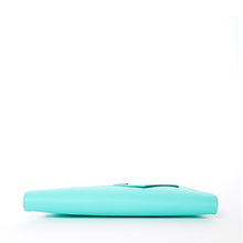 Load image into Gallery viewer, Leather Clutch Bag Turquoise Evening Purse Unique Women's Handbag