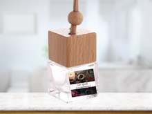 Load image into Gallery viewer, Hanging Car Freshener | Bold Masculine | Wood Amber