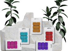 Load image into Gallery viewer, clamshell Wax Melts - Spa & Relaxation – Calming Aromas for Wellness, Self-Care & Gift Sets