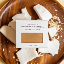 Load image into Gallery viewer, Coconut + Oatmeal - Natural Bar Soap