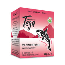 Load image into Gallery viewer, Cranberry Ginger Organic Herbal Tea