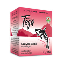 Load image into Gallery viewer, Cranberry Ginger Organic Herbal Tea