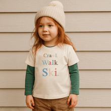 Load image into Gallery viewer, graphic tee | crawl walk ski