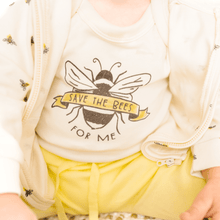 Load image into Gallery viewer, graphic bodysuit | save the bees