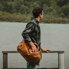 Load image into Gallery viewer, The Dagny Weekender | Large Leather Duffle Bag