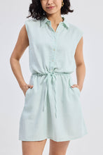 Load image into Gallery viewer, Drawstring Shirt Dress in Stripes