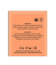 Load image into Gallery viewer, Peach Turmeric Organic 100 Herbal Tea Bags