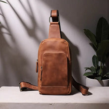 Load image into Gallery viewer, Erling Leather Sling Bag | Crossbody Leather Pack